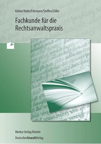 Stock image for Fachkunde fr das Rechtsanwalbro. for sale by HENNWACK - Berlins grtes Antiquariat