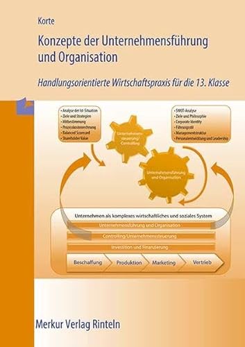 Stock image for Konzepte der Unternehmensfhrung und Organisation. Niedersachsen: Ein Handlungsorientiertes Informations- und Arbeitsheft fr die 13. Klasse for sale by medimops