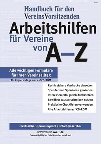 9783812506649: Arbeitshilfen f?r Vereine von A - Z