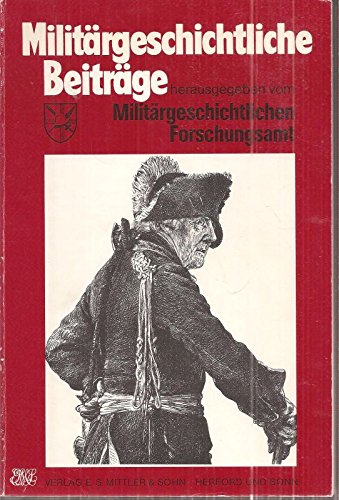 Beispielbild fr Militrgeschichtliche Beitrge Heft Nr. 1 zum Verkauf von Bernhard Kiewel Rare Books