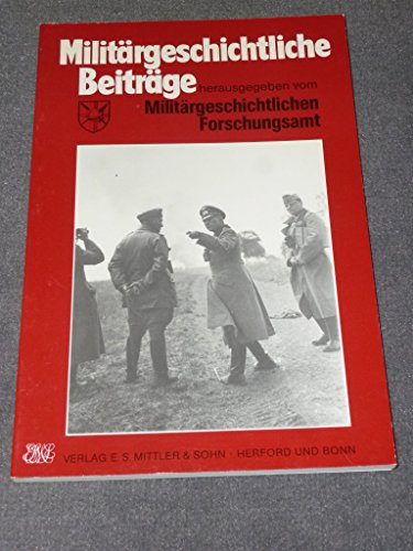 Beispielbild fr Militrgeschichtliche Beitrge Heft Nr. 2 zum Verkauf von Bernhard Kiewel Rare Books