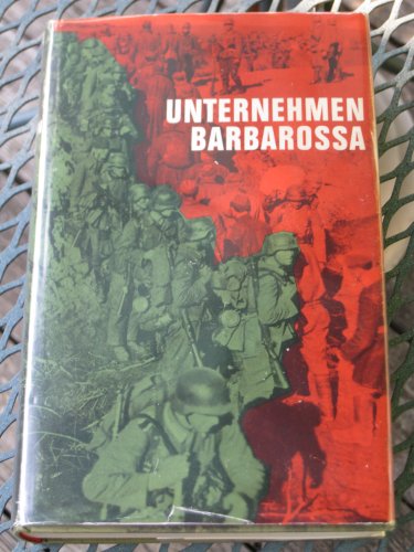 Stock image for Unternehmen Barbarossa for sale by Versandantiquariat Felix Mcke