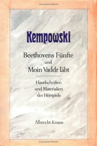 9783813506914: Beethovens Fnfte und Moin Vaddr lbt. Die Buchkassette der Hrspiele