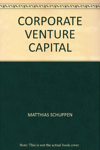 Stock image for Corporate Venture Capital for sale by NEPO UG