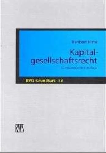 9783814508986: Kapitalgesellschaftsrecht [Paperback] by Kapitalgesellschaftsrecht