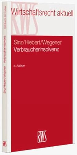 9783814513355: Verbraucherinsolvenz: und Insolvenz von Kleinunternehmen