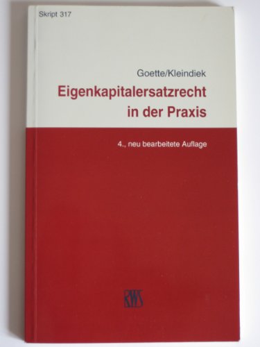 Stock image for Eigenkapitalersatzrecht in der Praxis for sale by medimops