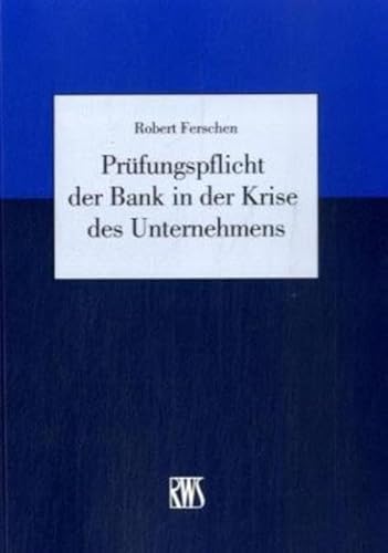 Beispielbild fr Prfungsbericht der Bank in der Krise des Unternehmens: Die Bank im Spannungsverhltnis zwischen Insolvenzvermeidung und Glubigerschdigung zum Verkauf von medimops