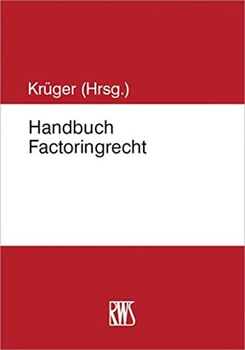 9783814581767: Handbuch Factoringrecht