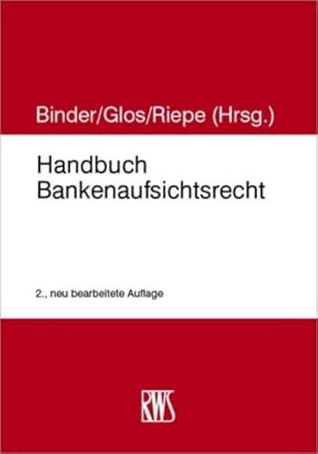 Stock image for Handbuch Bankenaufsichtsrecht for sale by Chiron Media