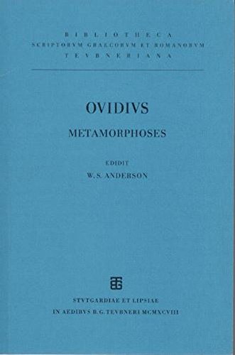 9783815415658: Metamorphoses (Bibliotheca Scriptorum Graecorum Et Romanorum Teubneriana)
