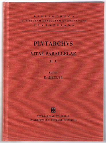 Vitae parallelae, Vol.2/1 (Bibliotheca Scriptorum Graecorum Et Romanorum Teubneriana) - Plutarchus