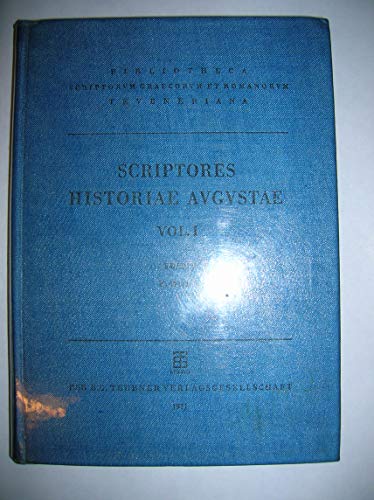 Scriptores historia Augustae. Vol. I (German Edition) (9783815417720) by Hohl, Ernestus; Samberger, Christa