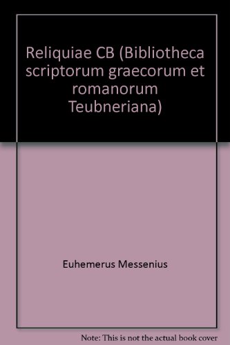 Euhemeri Messenii reliquiae (German Edition)