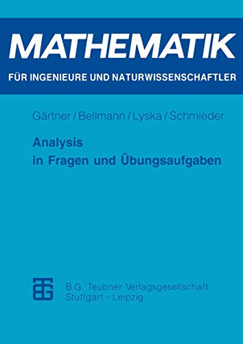 Stock image for Analysis in Fragen und Ubungsaufgaben (German Edition) for sale by Zubal-Books, Since 1961