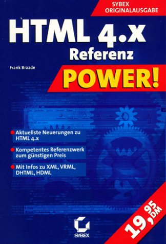 Beispielbild fr HTML 4.01 Referenz Power zum Verkauf von medimops