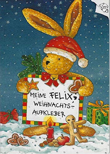 Beispielbild fr Meine Felix- Weihnachtsaufkleber. 68 Sticker zum Verkauf von medimops