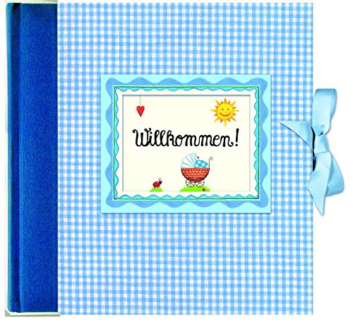 Beispielbild fr Willkommen! Babyalbum blau zum Verkauf von medimops