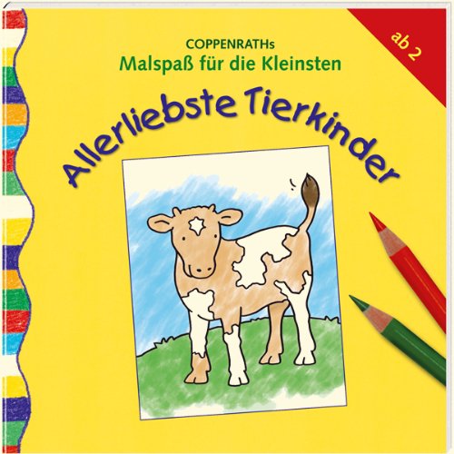 Beispielbild fr Allerliebste Tierkinder, Malbuch zum Verkauf von medimops
