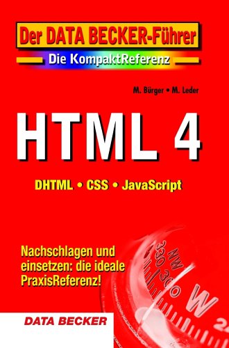 Stock image for Der Data Becker Fhrer, HTML 4 for sale by medimops