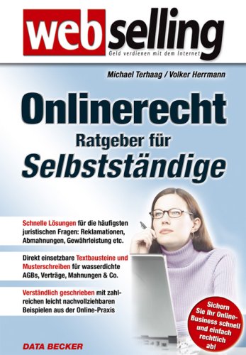 Stock image for Web-Selling Onlinerecht Ratgeber fr Selbstndige for sale by medimops