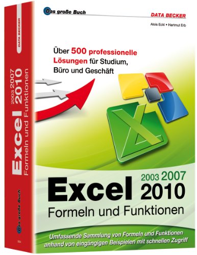 Beispielbild fr Excel 2010 Formeln und Funktionen zum Verkauf von Buchpark