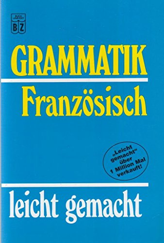 9783816600121: Grammatik Franzosisch Leicht Gemacht