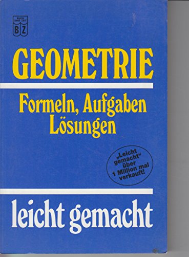 Imagen de archivo de Geometrie leicht gemacht a la venta por medimops