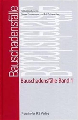 Imagen de archivo de Bauschadensflle: BD 1 a la venta por medimops