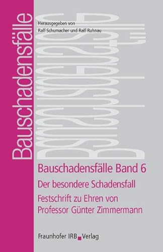 Imagen de archivo de Bauschadensflle 6: BD 6 a la venta por medimops