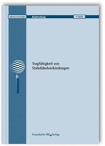 9783816795308: Bla, H: Tragfhigkeit von Stabdbelverbindungen.