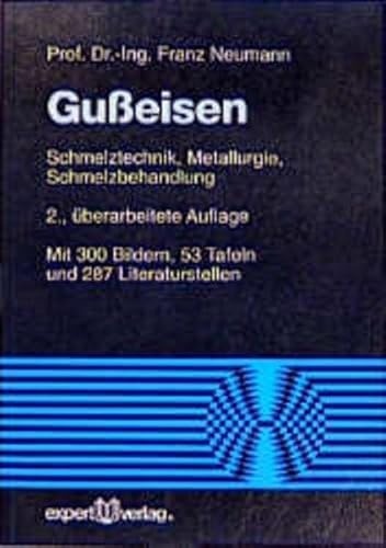 Gußeisen : Schmelztechnik, Metallurgie, Schmelzbehandlung - Neumann, Franz (Verfasser)