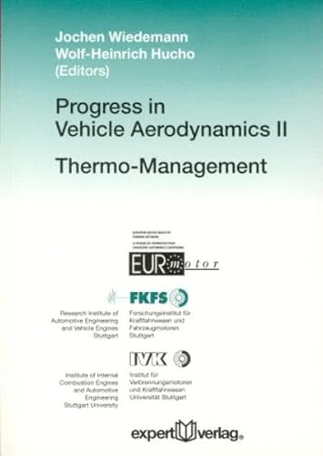 9783816921097: Progress in Vehicle Aerodynamics