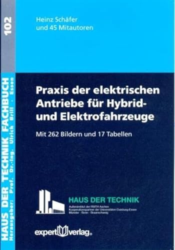9783816929000: Praxis der elektrischen Antriebe fr Hybrid- und Elektrofahrzeuge