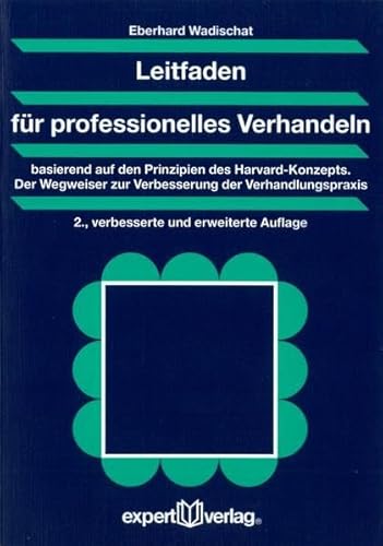 Imagen de archivo de Leitfaden fr professionelles Verhandeln a la venta por Buchpark