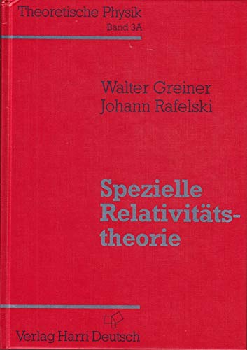 9783817110636: Spezielle Relativittstheorie, Bd 3A