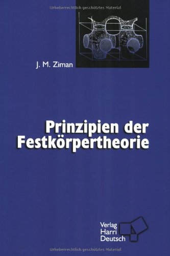 Beispielbild fr Prinzipien der Festkrpertheorie. zum Verkauf von Bernhard Kiewel Rare Books