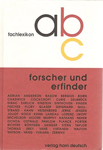 Stock image for Fachlexikon ABC Forscher und Erfinder (German Edition) for sale by Wonder Book