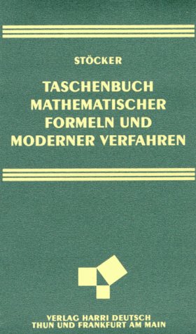 Stock image for Taschenbuch mathematischer Formeln und moderner Verfahren for sale by medimops