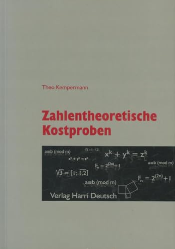 Stock image for Zahlentheoretische Kostproben for sale by medimops