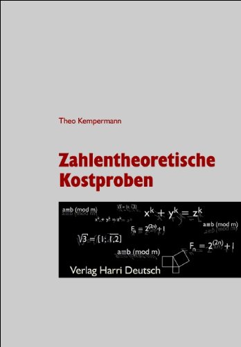 9783817118779: Zahlentheoretische Kostproben