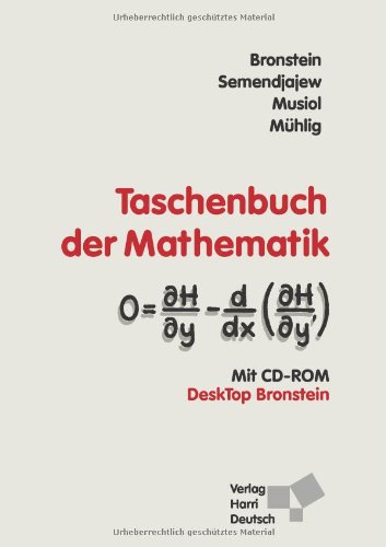 Beispielbild fr Taschenbuch der Mathematik mit CD-ROM zum Verkauf von medimops