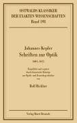 Schriften zur Optik 1604-1611 (9783817131983) by Johannes Kepler