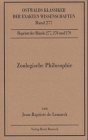Zoologische Philosophie 1/3. - Lamarck, Jean-Baptiste De; Koref-Santibanez, Susi