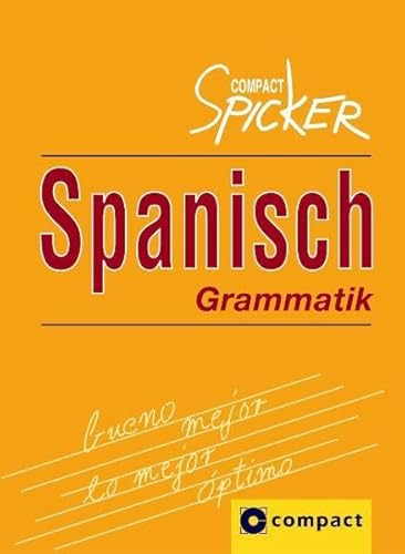 Beispielbild fr Compact Spanisch Grammatik zum Verkauf von medimops