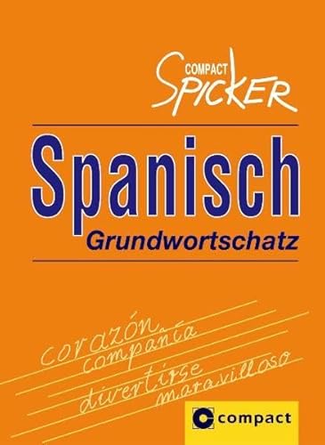 Beispielbild fr Compact Spanisch Grundwortschatz zum Verkauf von Caspian Books