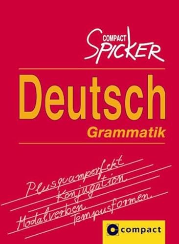 Beispielbild fr Compact Deutsch Grammatik zum Verkauf von medimops