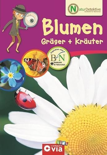 Blumen, Gräser & Kräuter (Naturdetektive) : Wissen und Beschäftigung für kleine Naturforscher ab 6 Jahren - Tatjana Alisch