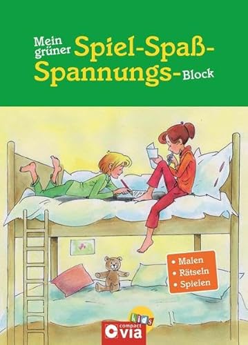 9783817491353: Mein grner Spiel-Spa-Spannungs-Block: Abwechslungsreiche Beschftigung fr Kinder ab 6 Jahren