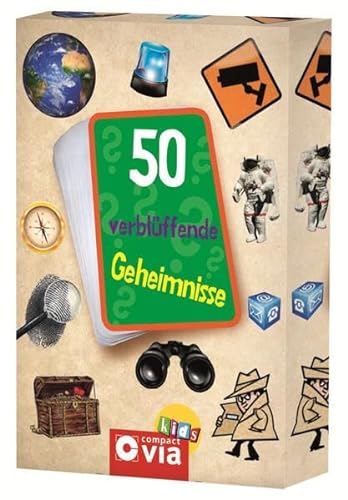 Beispielbild fr 50 verblffende Geheimnisse: Karten mit erstaunlichen Fakten fr kleine Weltentdecker zum Verkauf von medimops